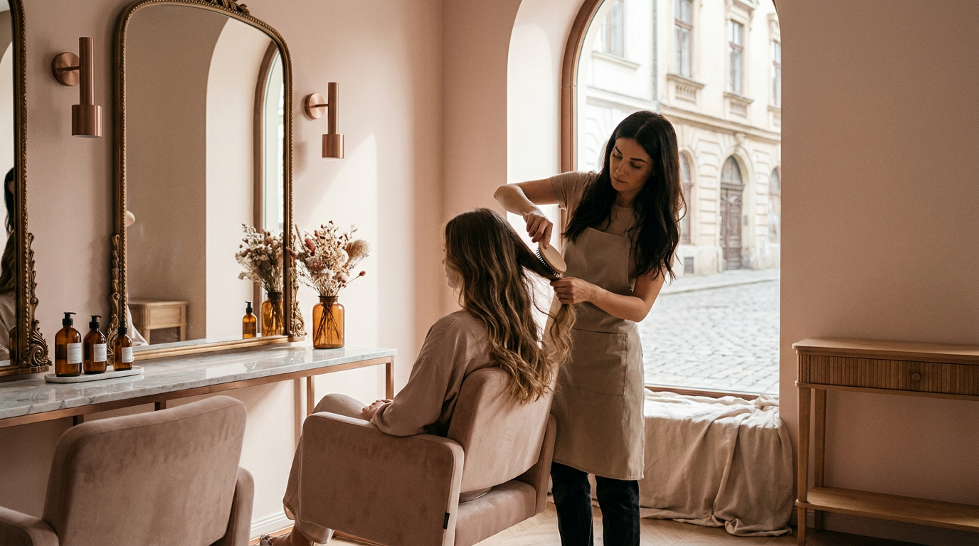 Salon La Bella – interior elegant și profesional